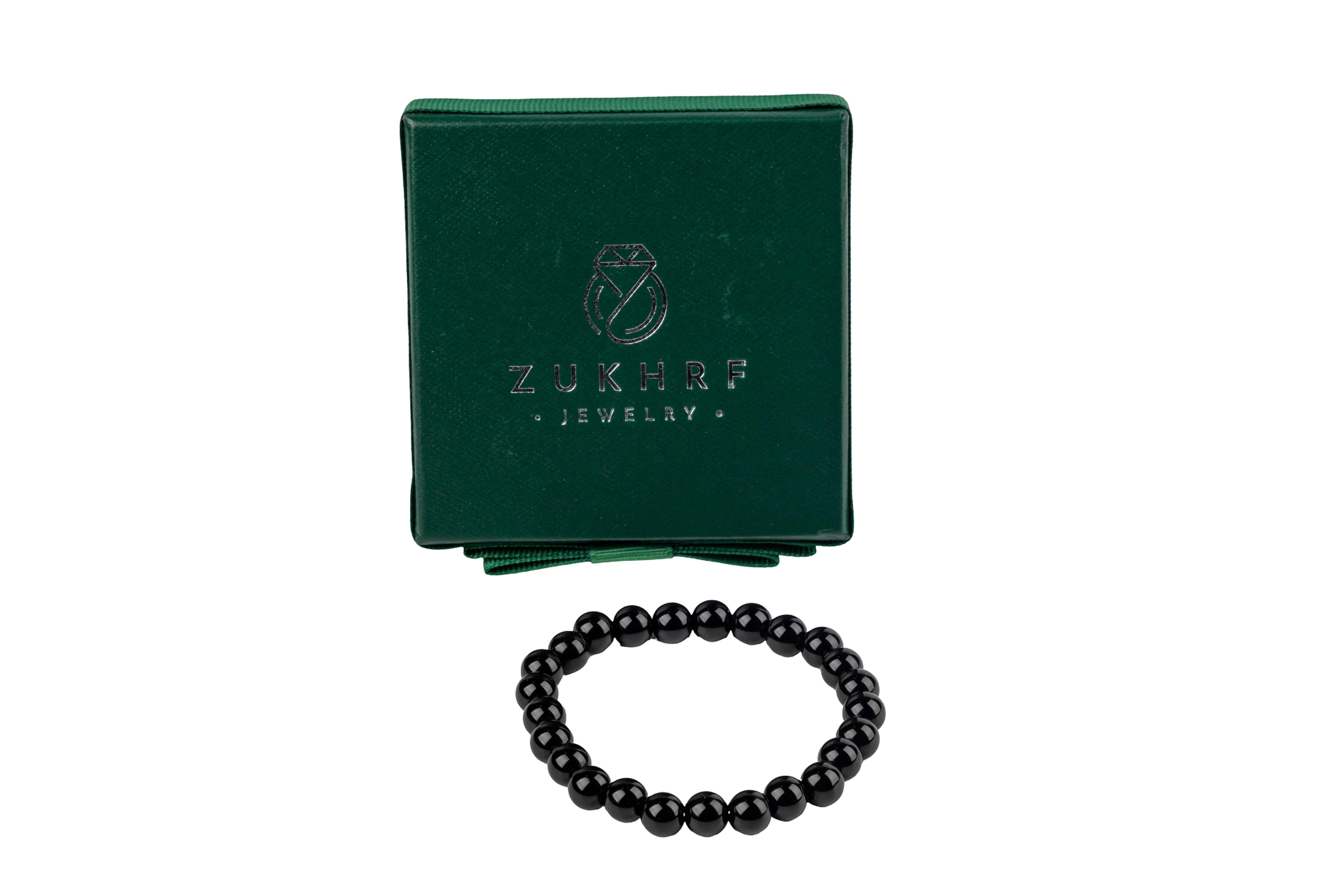 سوار العقيق الأسود الطبيعي