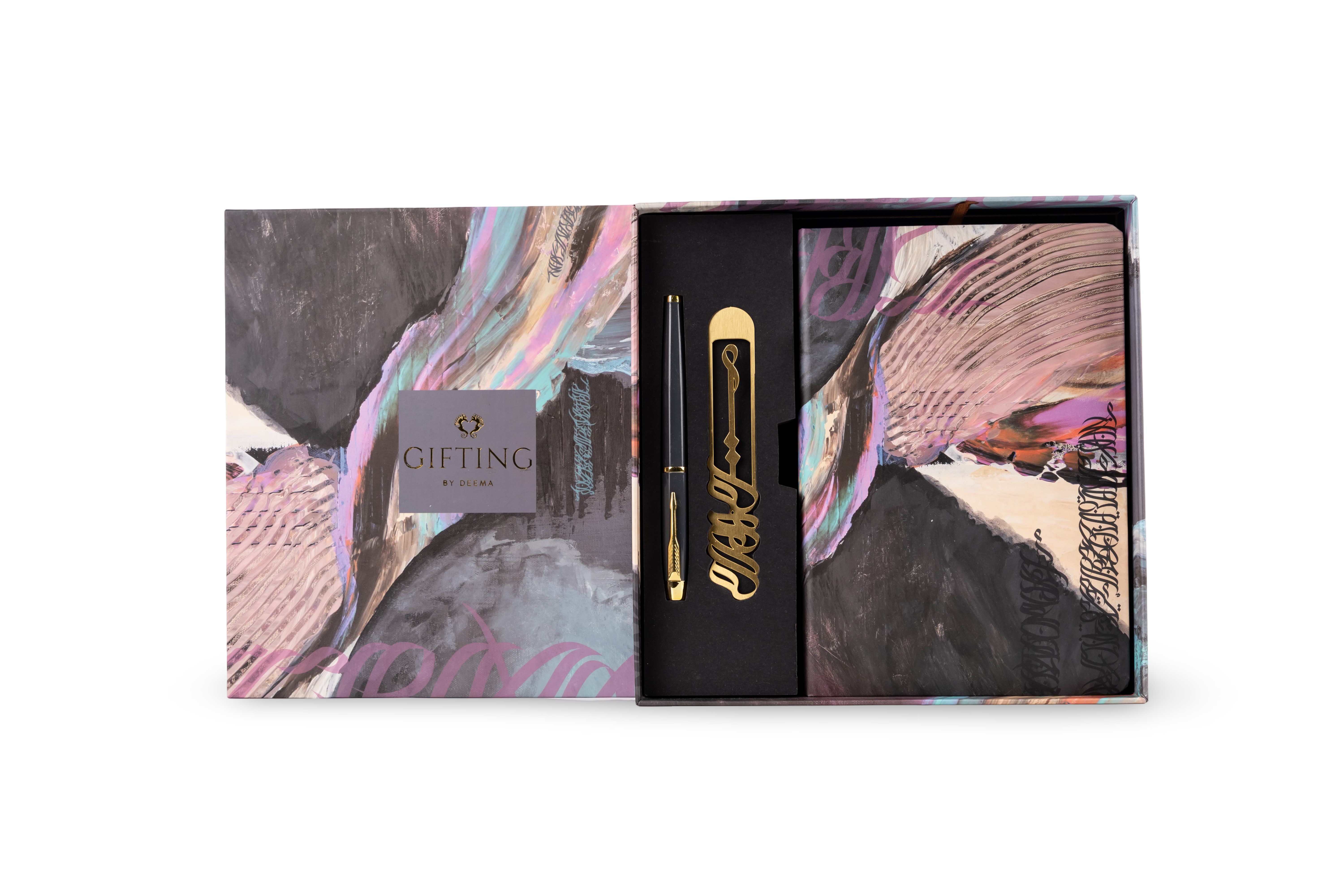 دفتر و قلم مع فاصل 