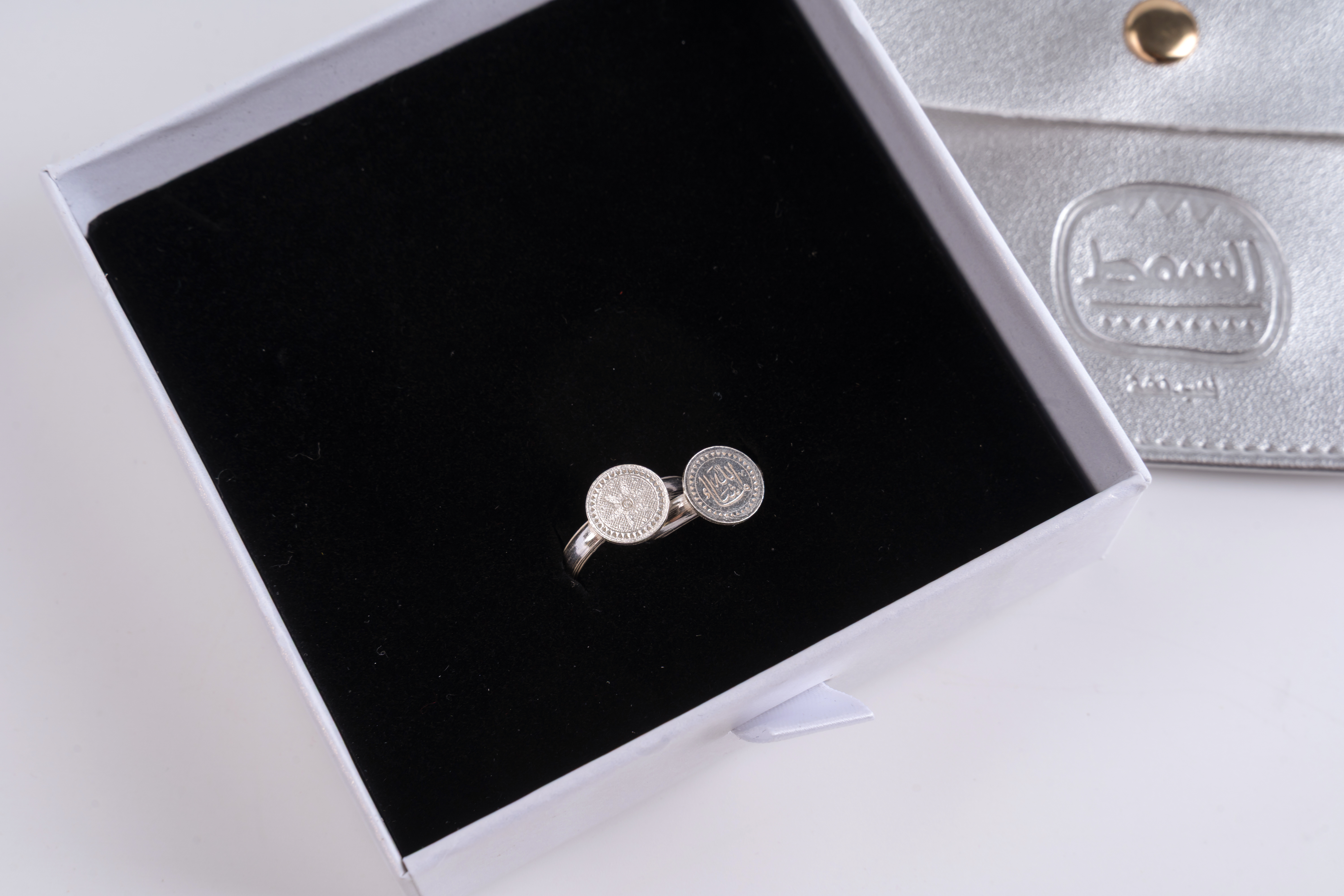 خاتم قطعتين فضة  925 silver ring